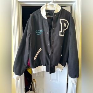 Nova Men baseball style or varsity style jacket. Size Medium